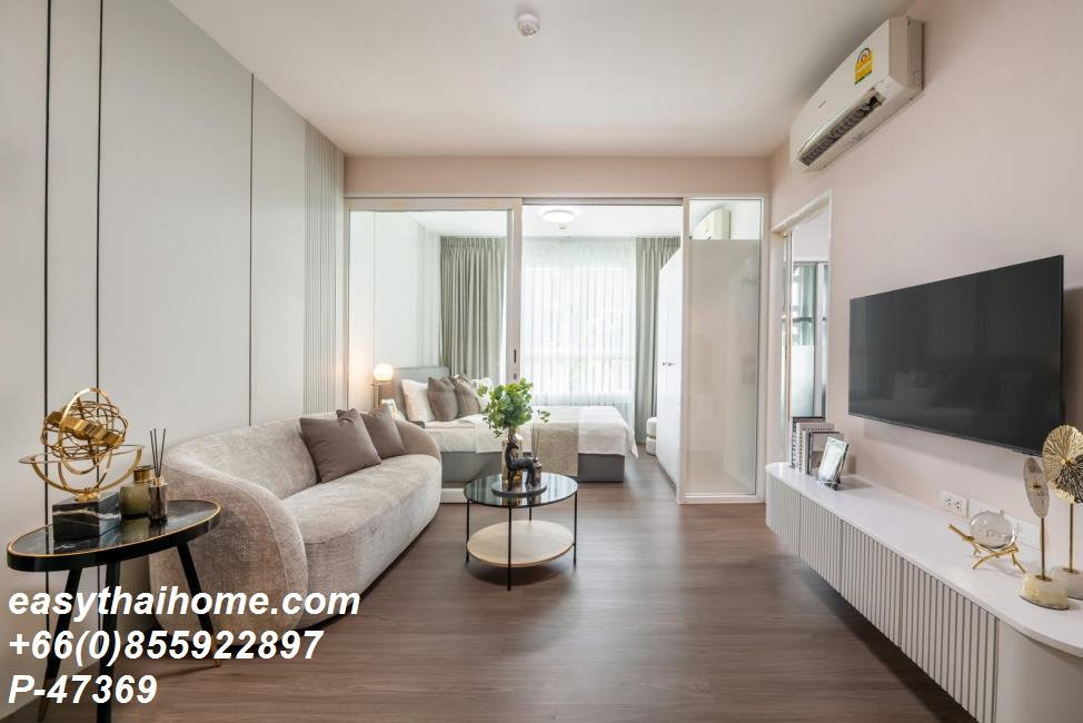 รูป P-47369 วิวสระว่ายน้ำ! ไอ-บิซา คอนโดฯ 1 นอน สุดหรู ใกล้ MRT [16,000] Line Id: @easythaihome/085-592-2897 - รูปที่ 5/13