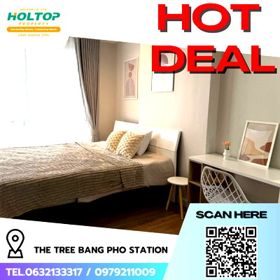 คอนโดให้เช่า : #R9559 🎉 080369 ให้เช่าคอนโด The Tree Bang Pho Station