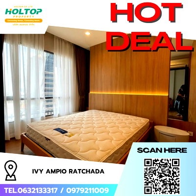 Condos for rent : #R9555 🎉 080369 Condo for Rent: Ivy Ampio Ratchada