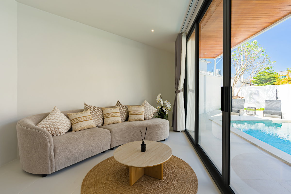 รูป 🏡 พูลวิลล่าโมเดิร์น ใกล้โรงเรียนนานาชาติ บริติช – เกาะแก้ว - รูปที่ 22/30