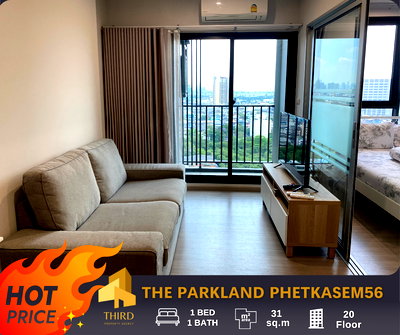 Condos for rent : ✨THE PARKLAND PHETKASEM 56 -- Nicely view , Fully furniture. //contact  LineID:@thirdproperty 