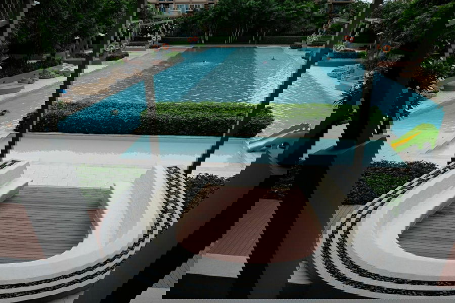 รูป ให้เช่าคอนโดบ้านทิวลม ชะอำ เพชรบุรี พื้นที่ 30 ตรม ชั้น 5 อาคาร D 1 ห้องนอน 1 ห้องน้ำ เฟอร์ครบพร้อมอยู่ - รูปที่ 12/13