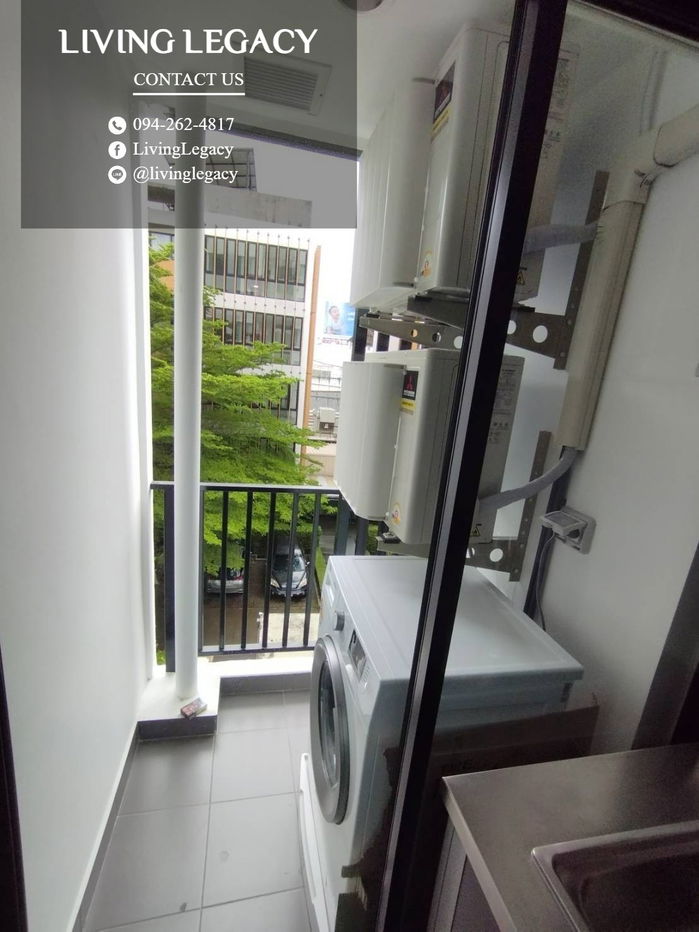 รูป T9PIVW ให้เช่าคอนโด RYE Huamark 28 ตร.ม. ชั้น 4 ตึก B line id : @livinglegacy - รูปที่ 9/9