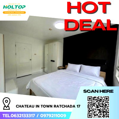 Condos for rent : #R9544 🎉 080369 Condo for rent: Chateau in Town Ratchada 17 (Previous code R2725)