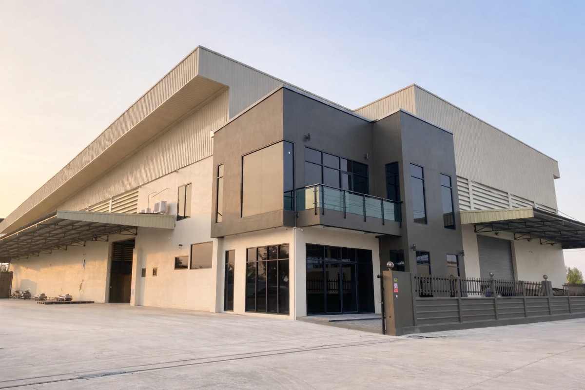 รูป [VR0033] ⭐️ ให้เช่า | โรงงาน / โกดัง / คลังสินค้า พร้อมออฟฟิศ สมุทรสาคร - รูปที่ 1/3