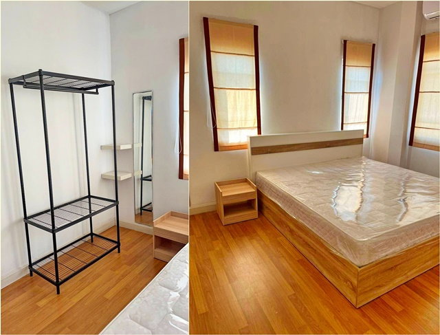 รูป รร.สาธิตพัฒนา ให้เช่าบ้านเดี่ยว 2ชั้น 72ตรว. ซาฟารี ปัญญา เฟอร์ครบทั้ง 3นอน 4แอร์ 3น้ำ ห้องนั่งเล่น ห้องครัว หทัยราษฎร์ 39 - รูปที่ 2/8