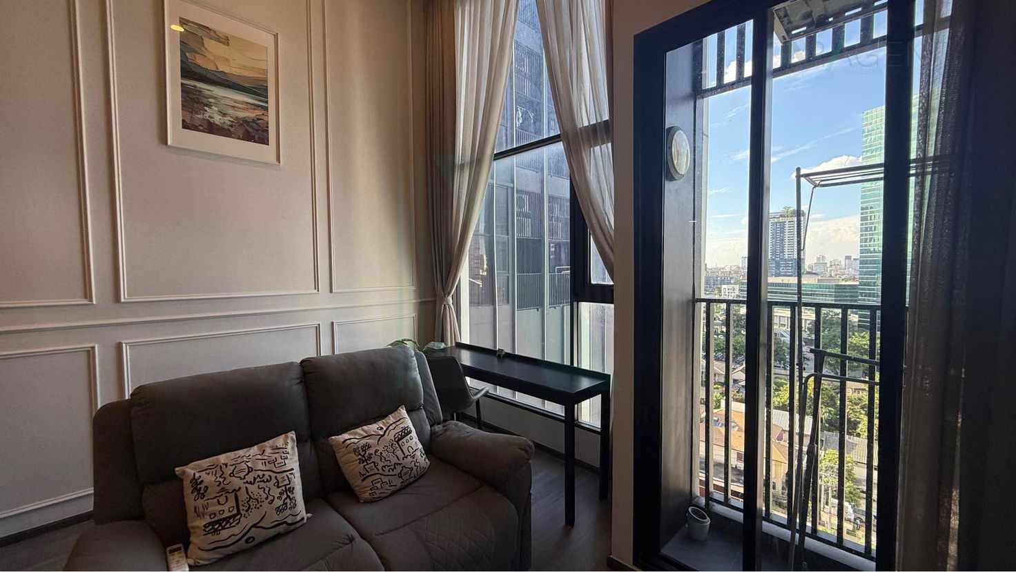 picture 🚩 For Rent Condo KNIGHTSBRIDGE SPACE RATCHAYOTHIN Building 1, Floor 14,Duplex, Room size 28 sqm - 1/8