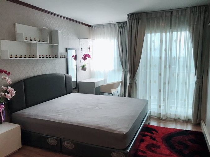 ห้องสวย คอนโด we condo เรียบด่วนรามอินทรา ตึก D ชั้น 7 สตูดิโอ 29 ตรม.  เพียง 8,000 บาท