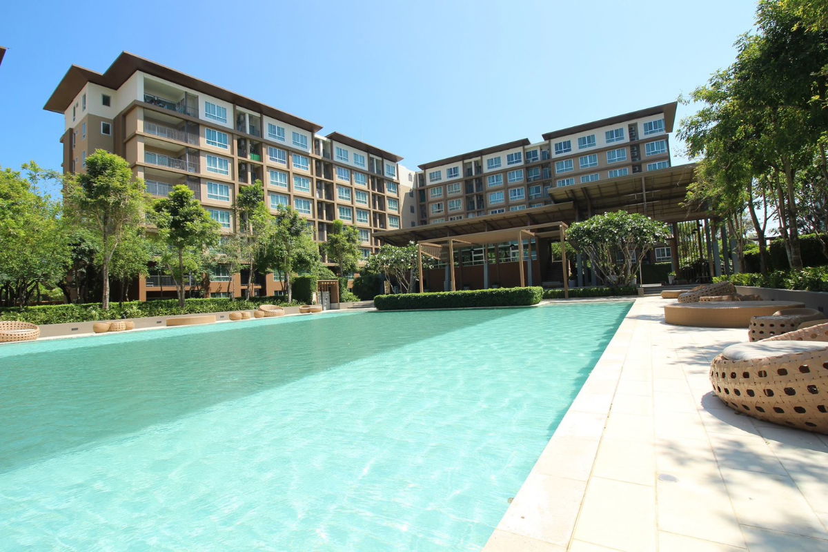 รูป ให้เช่าคอนโดบ้านทิวลม ชะอำ เพชรบุรี พื้นที่ 30 ตรม ชั้น 5 อาคาร D 1 ห้องนอน 1 ห้องน้ำ เฟอร์ครบพร้อมอยู่ - รูปที่ 6/13