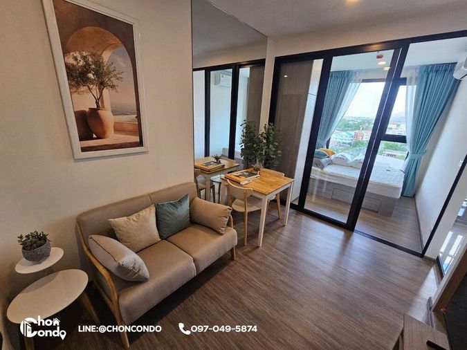 Origin Play Bangsaen ชั้น9----------ห้องใหม่+ตกแต่งสวย----------Tel 097-049-5874 (Line: @choncondo มี@ด้วย)