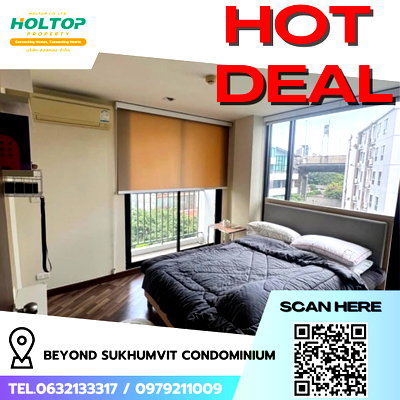 คอนโดให้เช่า : #R9552  🎉 080369 ให้เช่าคอนโด Beyond Sukhumvit Condominium (รหัสเดิม R3252)
