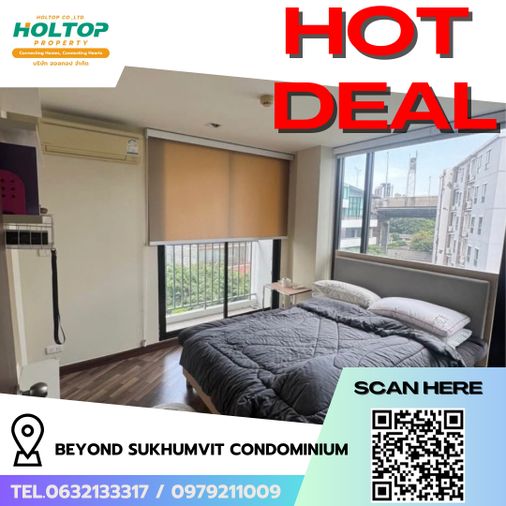 #R9552  🎉 080369 ให้เช่าคอนโด Beyond Sukhumvit Condominium (รหัสเดิม R3252)