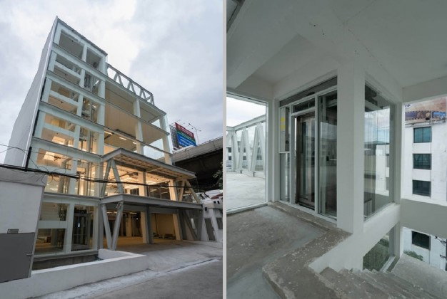 รูป  ให้เช่า หรือ ขาย อาคารสำนักงาน 6 ชั้น สร้างใหม่ ย่านพระราม 9 ริมถนนพระราม 9 / ใกล้ ห้างเดอะไนน์ / อาคารมีลิฟท์โดยสาร / จอดรถ 20 คัน  - รูปที่ 14/14