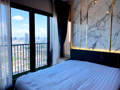 Condos for rent Suan Dusit University : For Rent Condo THE TREE RIO BANG - AOR STATION Building , Floor 27,1 bed room, Room size 30 sqm