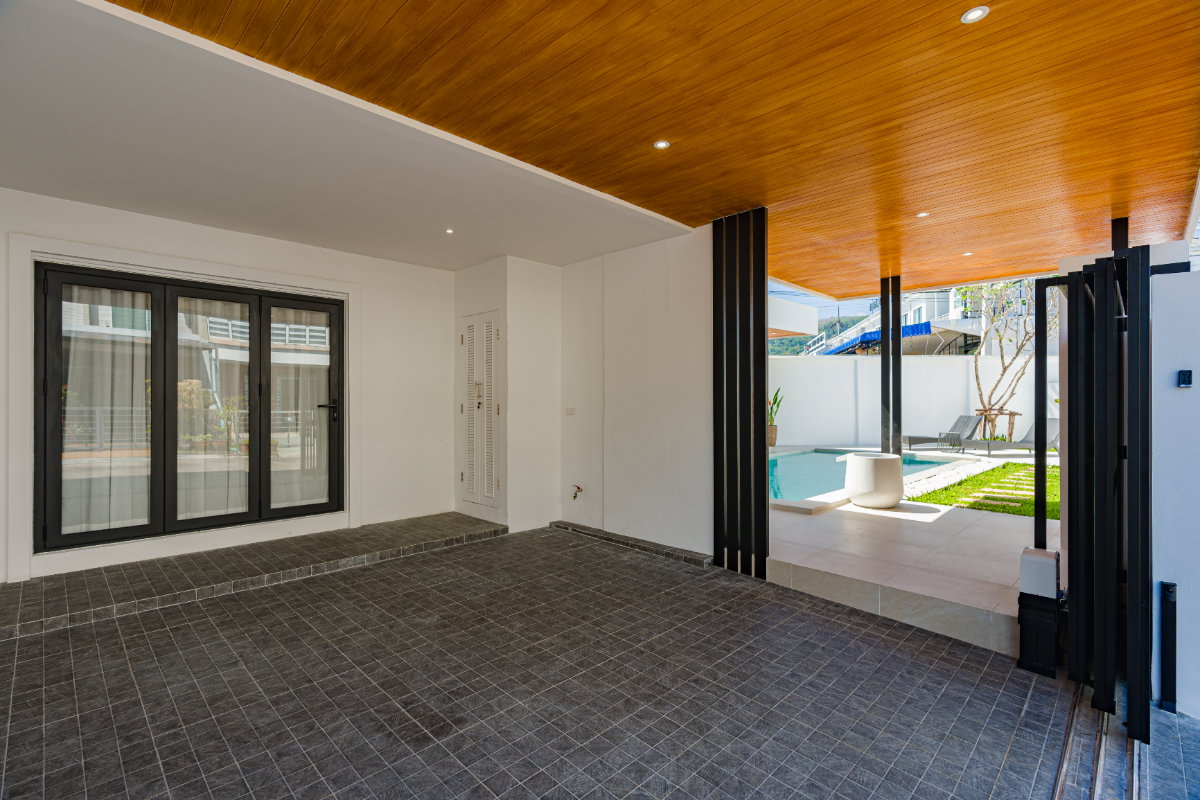 รูป 🏡 พูลวิลล่าโมเดิร์น ใกล้โรงเรียนนานาชาติ บริติช – เกาะแก้ว - รูปที่ 30/30