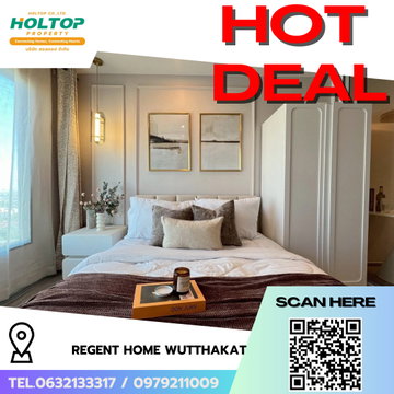 #R9558 🎉 080369 Condo for Rent: Regent Home Wutthakat