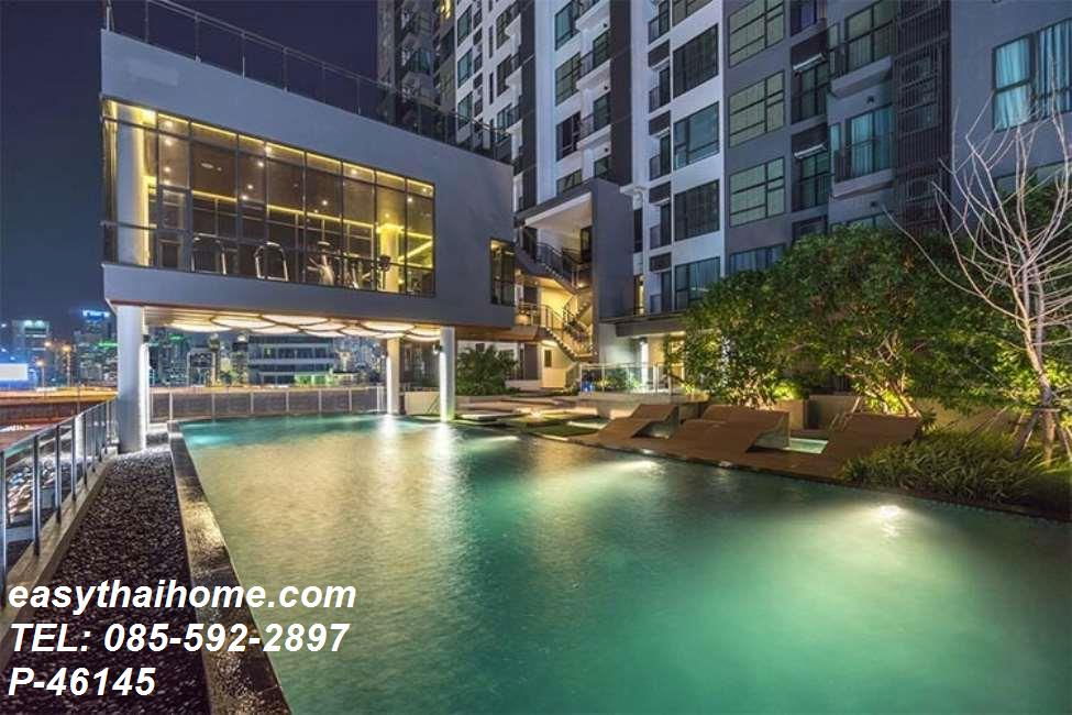 รูป P-46145 1 Bed สุดปัง! ริทึ่ม อโศก วิวเมืองสวย 22,000 บาท ใกล้ MRT เพชรบุรี : ย่านราชเทวี | Line Id @easythaihome | 085-592-2897 - รูปที่ 4/11