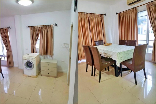 รูป รร.สาธิตพัฒนา ให้เช่าบ้านเดี่ยว 2ชั้น 72ตรว. ซาฟารี ปัญญา เฟอร์ครบทั้ง 3นอน 4แอร์ 3น้ำ ห้องนั่งเล่น ห้องครัว หทัยราษฎร์ 39 - รูปที่ 6/8