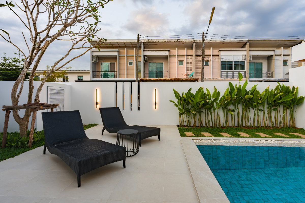 รูป 🏡 พูลวิลล่าโมเดิร์น ใกล้โรงเรียนนานาชาติ บริติช – เกาะแก้ว - รูปที่ 4/30