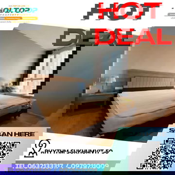 #R9561 🎉 080369 ให้เช่าคอนโด Rhythm Sukhumvit 50