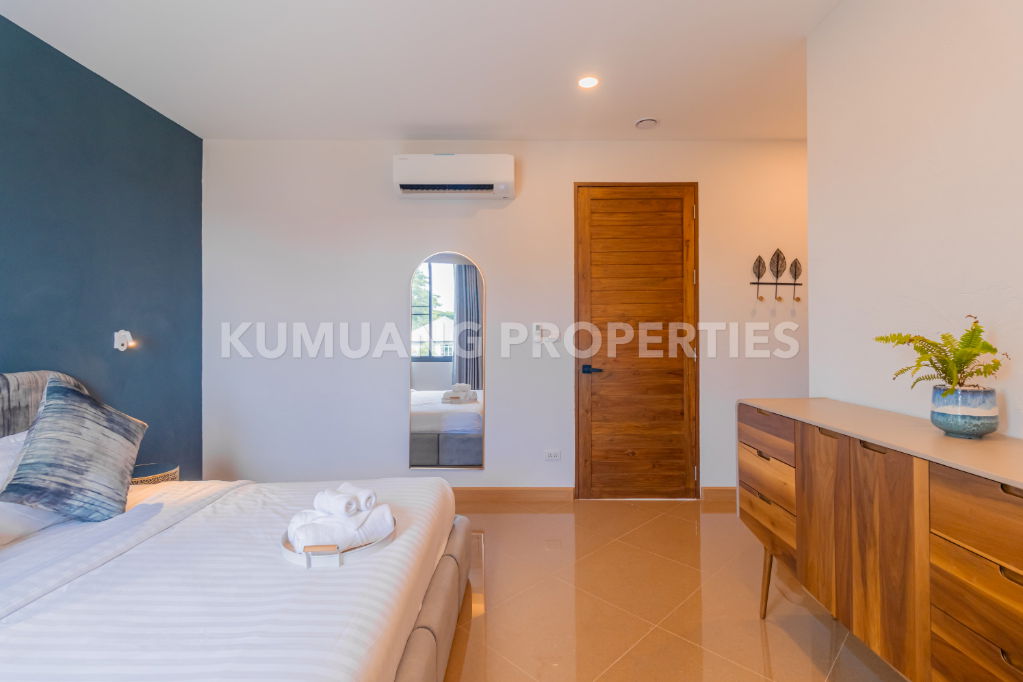 รูป บ้านพูลวิลล่าสร้างใหม่ สไตล์โมเดิร์น มีระบบฟอกอากาศ PM2.5 ในบ้าน - รูปที่ 69/97