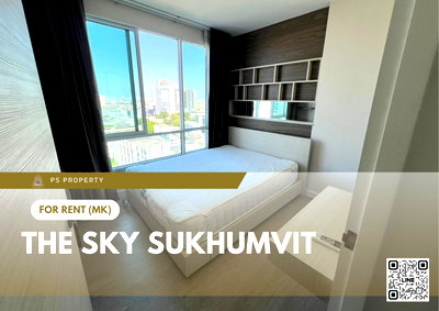 Condos for rent : For rent 📍 The Sky Sukhumvit 📍 Near BTS Udom Suk. Fully furnished with appliances.