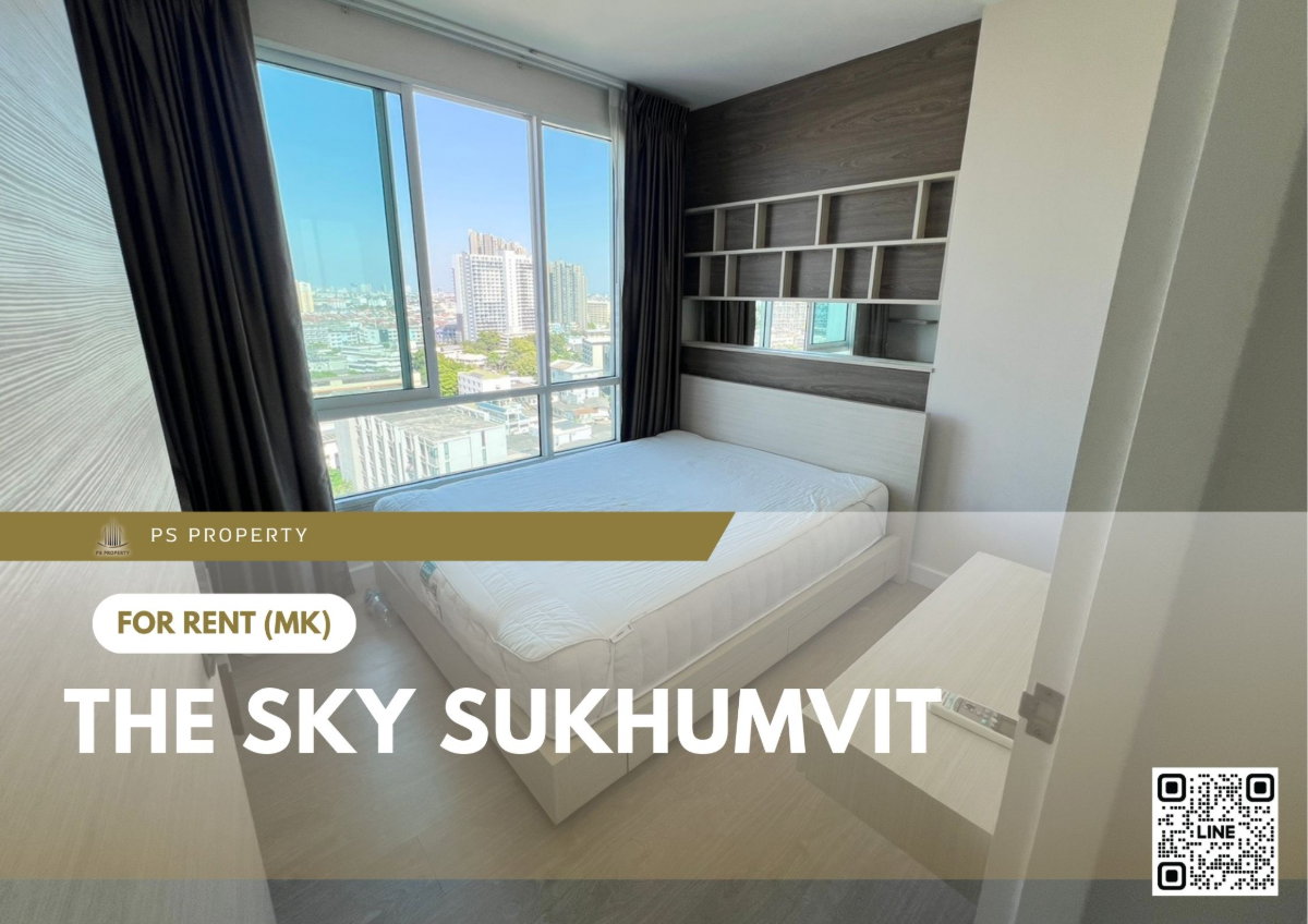 รูป ให้เช่า 📍 The Sky Sukhumvit 📍 ใกล้ BTS อุดมสุข เฟอร์นิเจอร์ และ เครื่องใช้ไฟฟ้าครบ  - รูปที่ 1/17