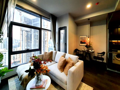 Condos for rent : For RENT CONNER Ratchathewi 1Bed 35sqm High Floor Condo Near BTS Ratchathewi Pratunam Siam Paragon MBK Central World Chula