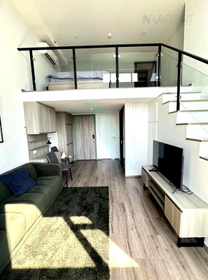 Condos for rent Chatuchak : For Rent Condo KNIGHTSBRIDGE KASET SOCIETY Building B, Floor 18,Duplex, Room size 35 sqm