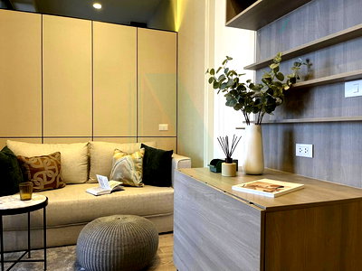 Condos for rent : For Rent Condo KNIGHTSBRIDGE KASET SOCIETY Building C, Floor 8,1 bed room, Room size 26.00 sqm