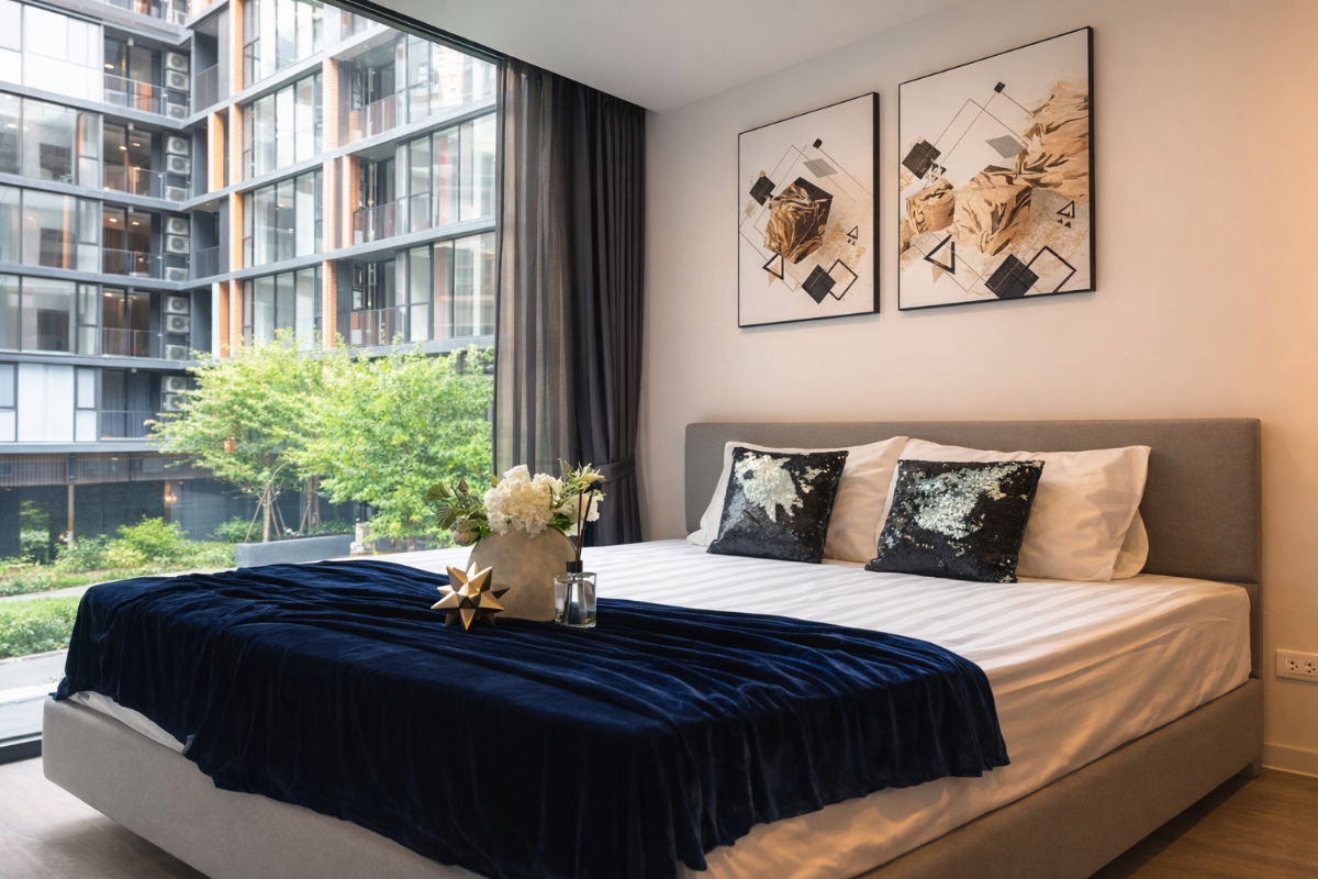 รูป ให้เช่าด่วน 🔥 Quintara Treehaus Sukhumvit 42 | 2 ห้องนอน | ห้องสวย กว้าง สไตล์โมเดิร์น | ใกล้ MRT เอกมัยเพียง 600 เมตร | - รูปที่ 2/7