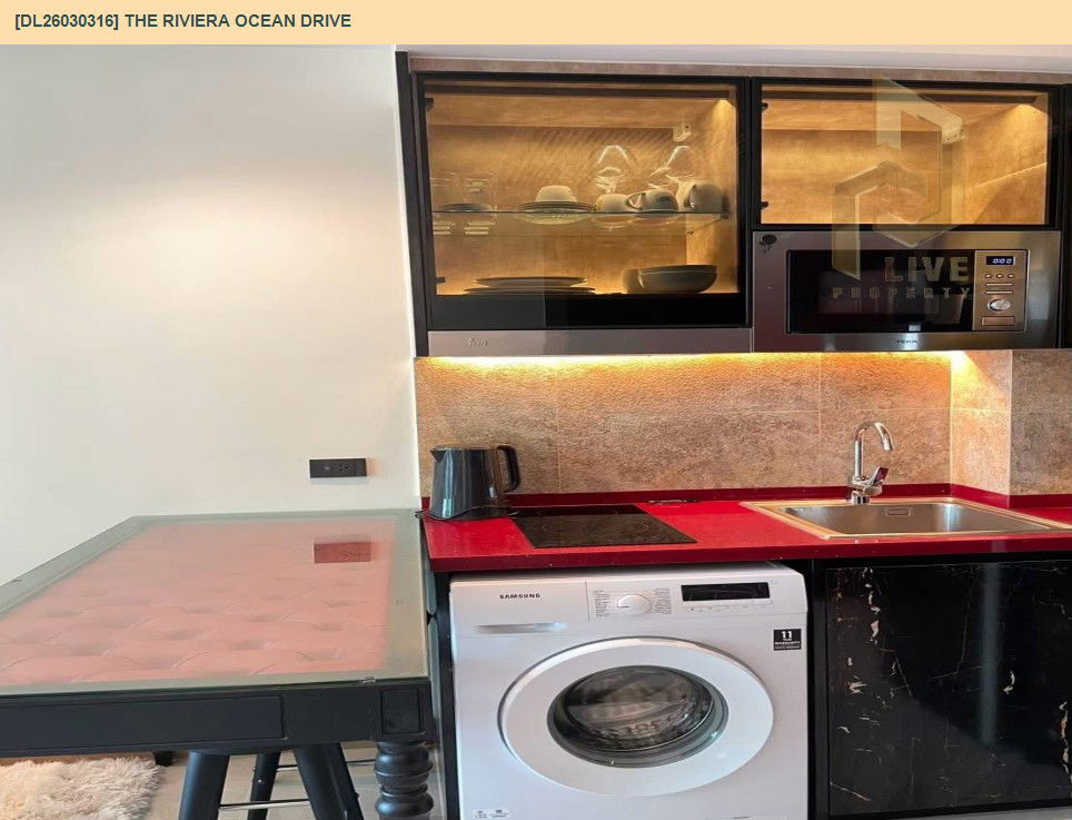 รูป DL26030316 ให้เช่าคอนโด เดอะ ริเวียร่า โอเชี่ยน ไดร์ฟ (The Riviera Ocean Drive) ใกล้ - พร้อมเข้าอยู่ โทรด่วน 0614453194 LineID @162cjixi - รูปที่ 7/10