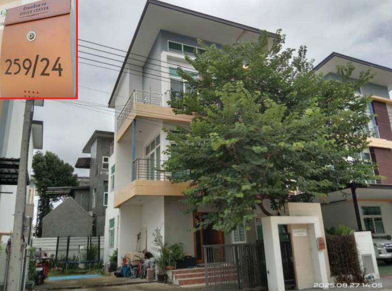 บ้านแฝด 48 ตร.วา บ้านหลังสวน อำเภอสามพราน จังหวัดนครปฐม