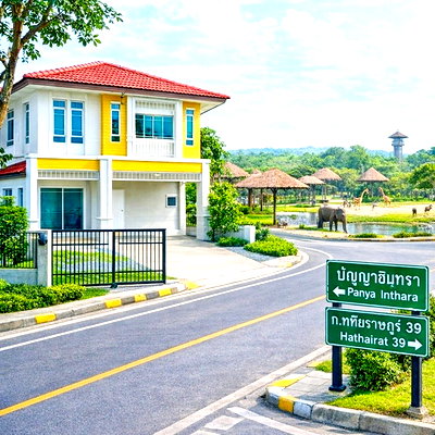 เช่าบ้านเดี่ยว โรงเรียนนวมินทราชินูทิศ สตรีวิทยา 2 : สาธิตพัฒนา 3นอน ซาฟารีเวิลด์ บ้านเดี่ยว 2 ชั้น 70 ตร.ว. 280 ตร.ม. เฟอร์ครบ ถนนปัญญาอินทราและทางด่วน หทัยราษฎร์39 บ้านเดี่ยวให้เช่า 3น้ำ