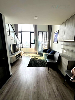 คอนโดให้เช่า : 🔺 ให้เช่าคอนโด ไนท์บริดจ์ เกษตร โซไซตี้ อาคาร B ชั้น 18 Duplex ขนาด 35 ตรม ใกล้ ตลาดบางเขน