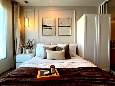 คอนโดให้เช่า : 🏢️ให้เช่าคอนโด regent home wutthakat🔺️ รีเจ้นท์ โฮม วุฒากาศ 12,500บาท 😊ห้องสวยเหมือนหลุดจาก pinterest 🚈ใกล้BTS วุฒากาศ ขนาด 26 ตรม. ชั้น 22 ตึก A 