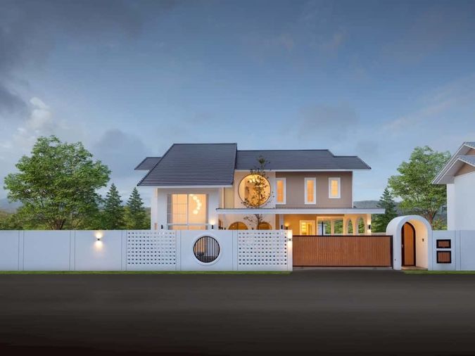 บ้านสไตล์ญี่ปุ่น พร้อมวัสดุพรีเมียมทั้งหลัง