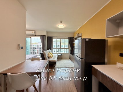 รูปภาพ Condo for rent, D Condo Bris, 7000 baht. Includes washing machine. Near Kasetsart University Sriracha.