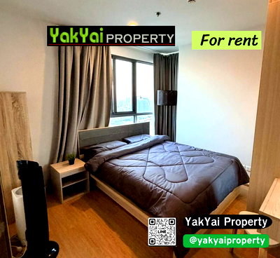 Condos for rent : 🔥  IDEO O2 Bangna, high floor, beautiful view, only [23000] baht/month, near BTS Bangna. Fully furnished, just bring your luggage and move in!