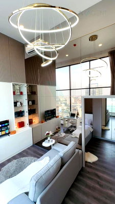 Condos for rent : For Rent Condo KNIGHTSBRIDGE SPACE RATCHAYOTHIN Building 1, Floor 30,Duplex 2 bed room, Room size 55.00 sqm