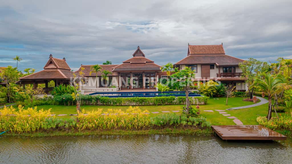 รูป บ้านสไตล์ล้านนา ติดเลคใหญ่ วิวภูเขา 360 องศา - รูปที่ 4/80