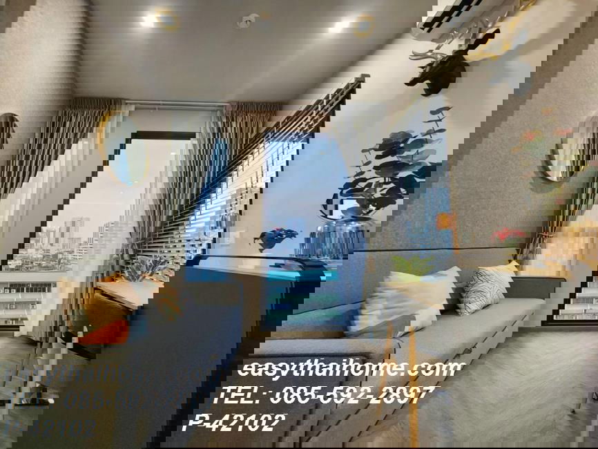 รูป P-47370 วิวเมืองใจกลางสามย่าน! แชปเตอร์ จุฬา-สามย่าน 2 ห้องนอนหรูหรา เริ่ม 35,000 บาท : เขตบางรัก | Line Id @easythaihome | 085-592-2897 - รูปที่ 5/17