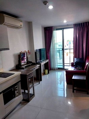 คอนโดให้เช่า : ให้เช่า The President Sukhumvit 81 ใกล้ BTS อ่อนนุช 200 ม. 35 ตร.ม. เฟอร์ครบ พร้อมอยู่