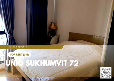 Condos for rent : For rent 📍 Unio Sukhumvit 72 📍 Fully furnished with appliances. Near BTS Bearing.