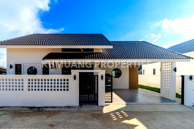 บ้านเดี่ยว หางดง เชียงใหม่ : โครงการใหม่ บ้านสวย ทำเลดี ใกล้หมู่บ้านวังตาล 