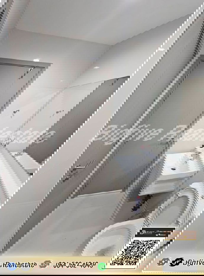 รูป A69-018 ให้เช่าคอนโด เดอะ คริสตัล บลิส @ รัตนาธิเบศร์ 30 ตรม มีเครื่องซักผ้า ซอยเรวดี ห้องสวยครบ✨ - รูปที่ 9/11