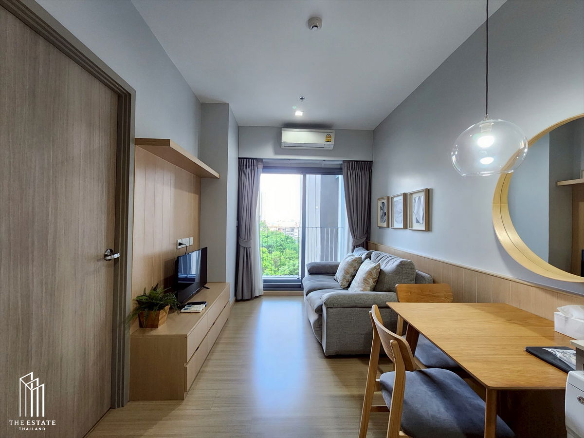 รูป For sale Whizdom Connect ห้องชั้นพอดี วิวต้นไม้ระดับสายตา สงบ อบอุ่น - รูปที่ 1/8