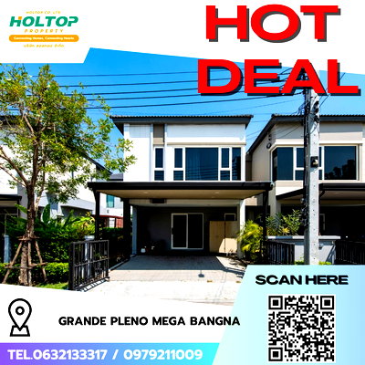 เช่าบ้านเดี่ยว ถนนบางนา - ตราด : #R9578🎉 090369 ให้เช่าบ้าน Grande Pleno Mega Bangna (รหัสเดิม R8352)