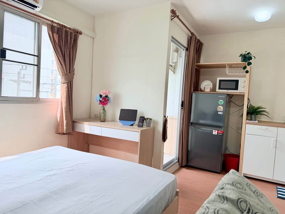 รูป 💒 ให้เช่าคอนโด (ลุมพินี คอนโดทาวน์ รัตนาธิเบศร์) 💒**พร้อมเข้าอยู่ ห้องรีโนเวทใหม่**สนใจสอบถาม@270jphmk - รูปที่ 4/16