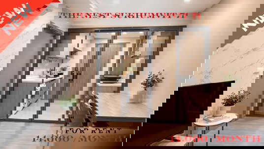 รูปภาพ 🍀🍀 Cozy room🍀 ให้เช่า📌 เดอะ เนสท์ สุขุมวิท 71 (Line: @rent2022) BTS พระโขนง ห้องสวย พร้อมเข้าอยู่ ราคาดี!!🔖A07084